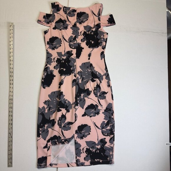 london times  midi cold shoulder euc  dress - Picture 6 of 16